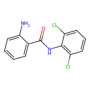 2-氨基-N-(2,6-二氯苯基)苯甲酰胺 structure