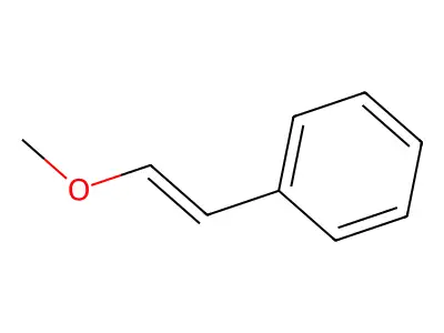 Benzene, (2-methoxyethenyl)- structure