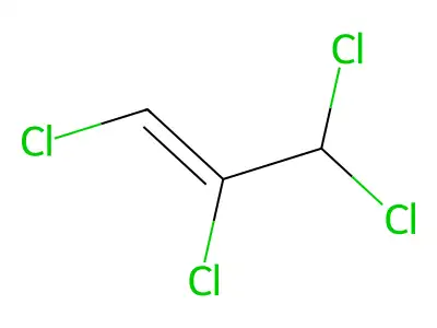 1,2,3,3-Tetrachloro-1-propene, (1Z)- structure