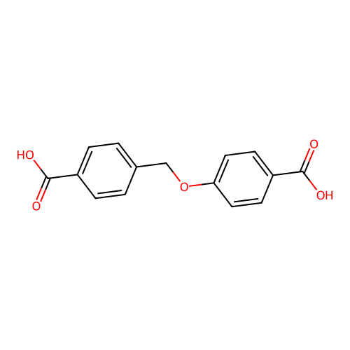 Benzoic acid, 4-[(4-carboxyphenoxy)methyl]- structure