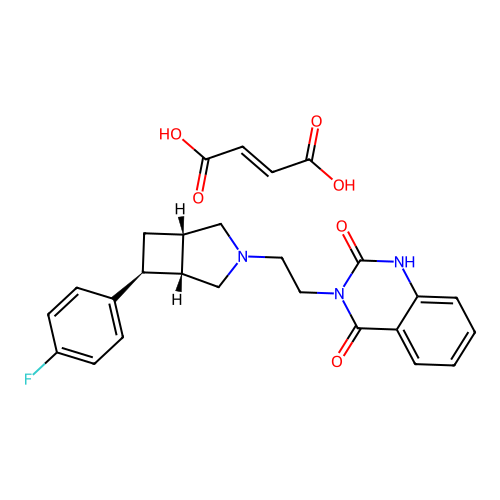 Belaperidone fumarate structure