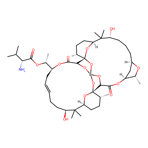 硼霉素 structure