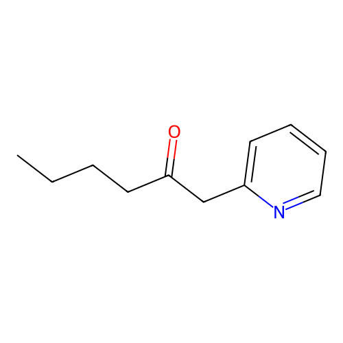 1-(2-Pyridyl)-2-hexanone structure
