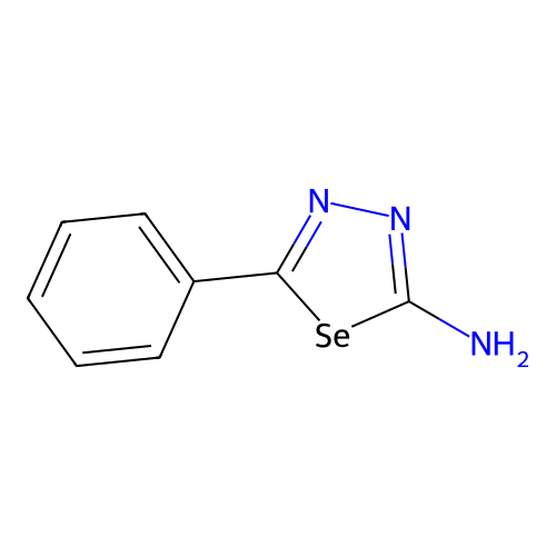 5-Phenyl-1,3,4-selenadiazol-2-amine structure