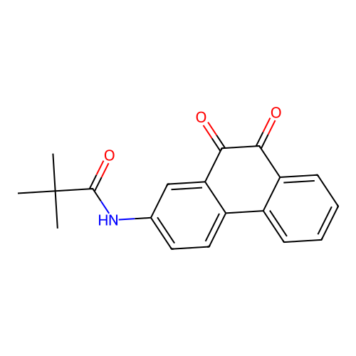 N-(9,10-Dihydro-9,10-dioxo-2-phenanthrenyl)-2,2-dimethyl-propanamide structure