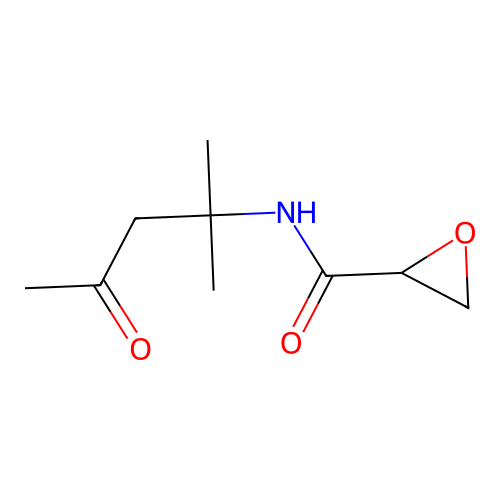N-(1,1-Dimethyl-3-oxobutyl)oxirane-2-carboxamide structure