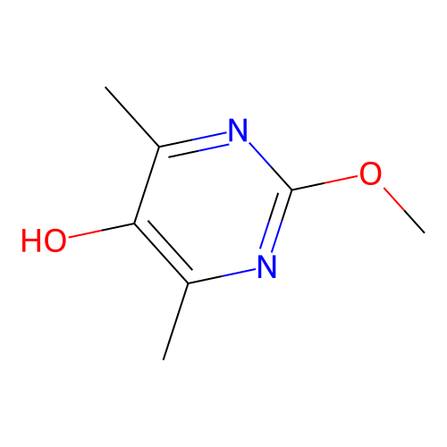 2-Methoxy-4,6-dimethyl-5-pyrimidinol structure