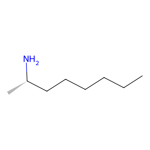 2-Octylamine, (2S)- structure