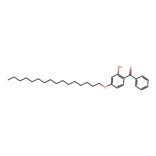 Benzophenone, 4-hexadecyloxy-2-hydroxy- structure