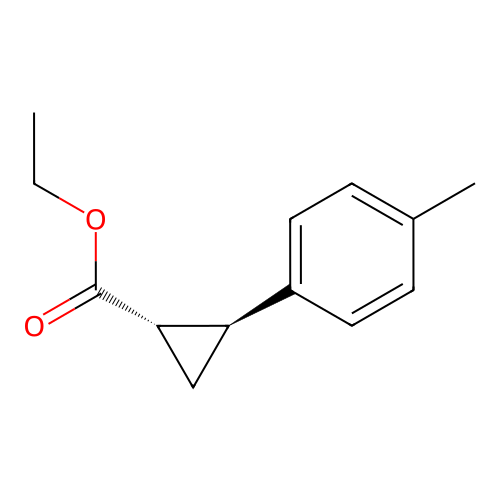 Ethyl (1S,2S)-2-(p-Tolyl)cyclopropanecarboxylate structure