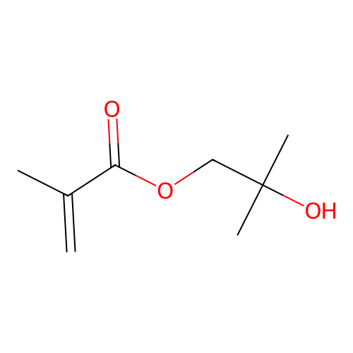 2-Hydroxy-2,2-dimethylethyl methacrylate structure