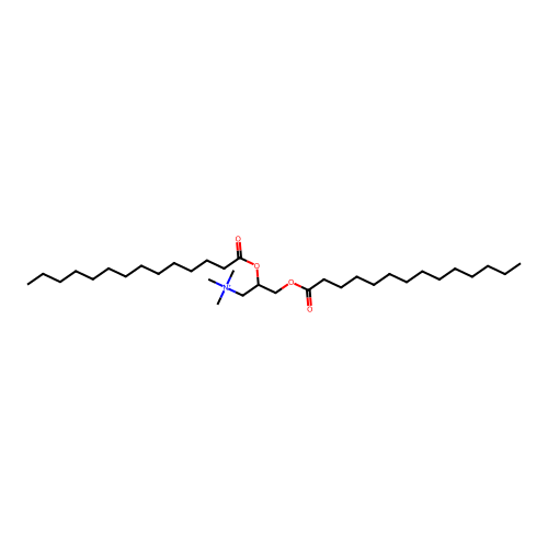 1-Propanaminium, N,N,N-trimethyl-2,3-bis[(1-oxotetradecyl)oxy]- structure