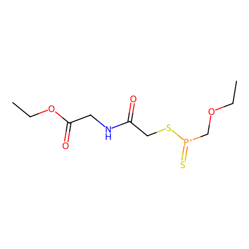 Ethyl N-(methylethoxythiophosphorylmercapto)acetylglycine structure