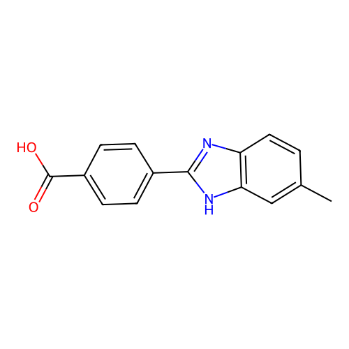 4-(6-methyl-1h-benzo[d]imidazol-2-yl)benzoic Acid structure