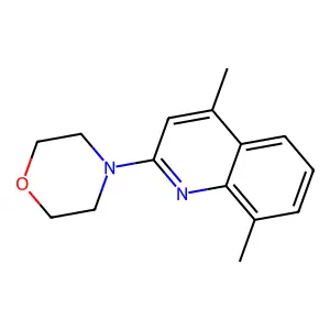 4,8-Dimethyl-2-morpholinoquinoline structure