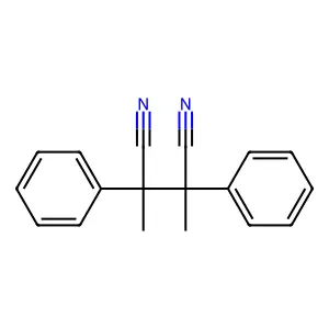 Butanedinitrile, 2,3-dimethyl-2,3-diphenyl- structure