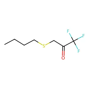 3-Butylsulfanyl-1,1,1-trifluoropropan-2-one structure