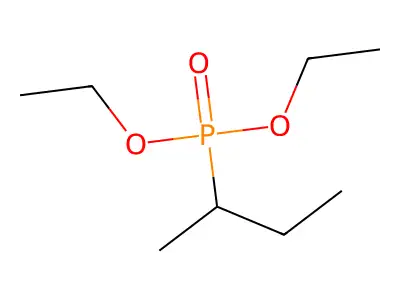 Diethyl isobutylphosphonate structure