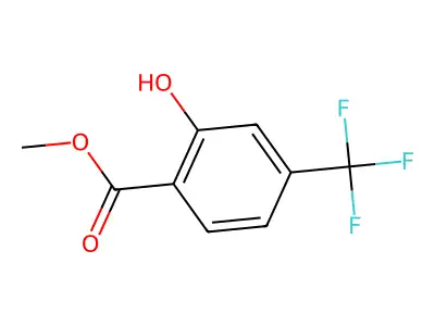 Methyl 2-hydroxy-4-(trifluoromethyl)benzoate structure