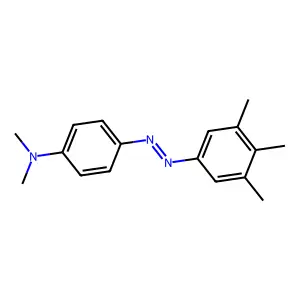 N,N-Dimethyl-4-((3,4,5-trimethylphenyl)azo)benzenamine structure