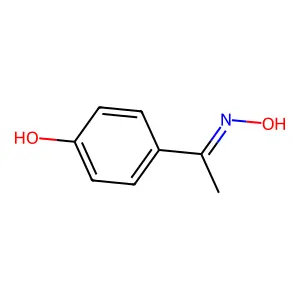 4'-Hydroxyacetophenone Oxime structure