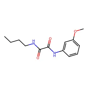 N-butyl-N'-(3-methoxyphenyl)ethanediamide structure