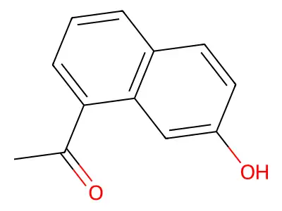 1-(7-Hydroxynaphthalen-1-yl)ethanone structure
