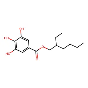 2-Ethylhexyl gallate structure