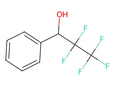 2,2,3,3,3-Pentafluoro-1-phenylpropan-1-ol structure