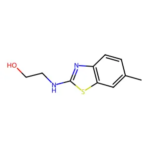 2-(2-Hydroxyethylamino)-6-methylbenzothiazole structure