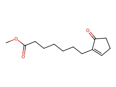 Methyl 5-oxocyclopent-1-ene-1-heptanoate structure