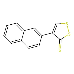 4-Naphthalen-2-yldithiole-3-thione structure