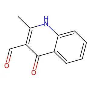 4-Hydroxy-3-formylquinaldine structure