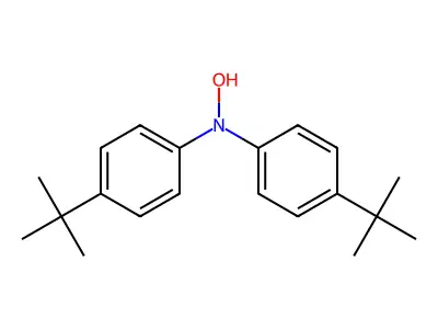N,N-Bis(4-(tert-butyl)phenyl)hydroxylamine structure