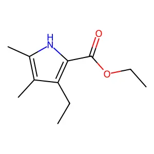 Ethyl 3-ethyl-4,5-dimethyl-1H-pyrrole-2-carboxylate structure