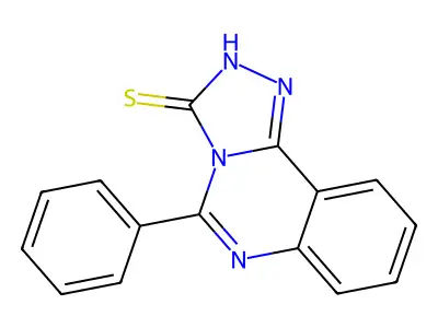 5-Phenyl[1,2,4]triazolo[4,3-c]quinazoline-3-thiol structure