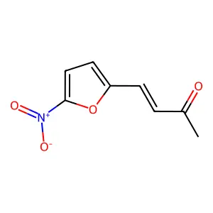 5-Nitrofurfurylideneacetone structure