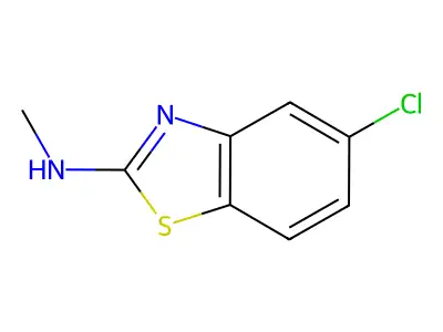 5-chloro-N-methyl-1,3-benzothiazol-2-amine structure