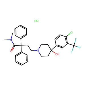 Fluperamide hydrochloride structure