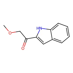 Ketone, 2-indolyl methoxymethyl- structure