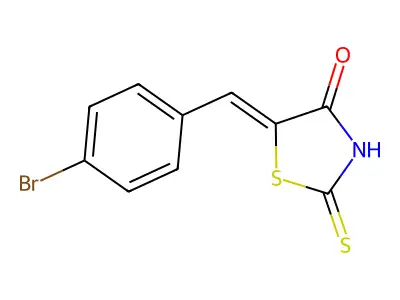 5-(4-Bromobenzylidene)rhodanine structure