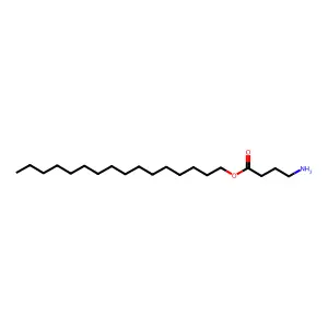 Hexadecyl 4-aminobutanoate structure