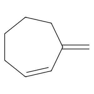 3-Methylenecycloheptene structure