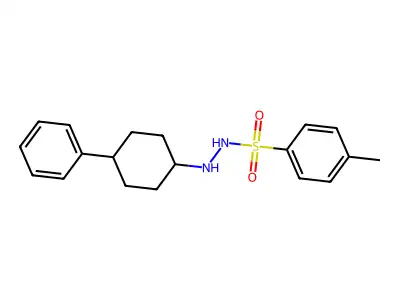 4-methyl-N'-(4-phenylcyclohexylidene)benzenesulfonohydrazide structure