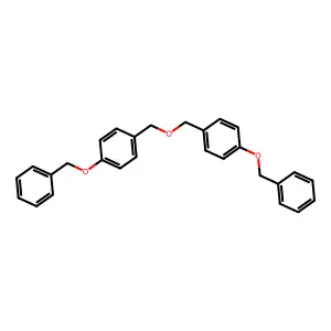 1,1'-[Oxybis(methylene)]bis[4-(phenylmethoxy)benzene] structure