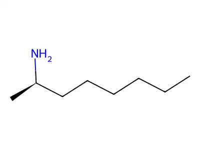 2-Octylamine, (2R)- structure