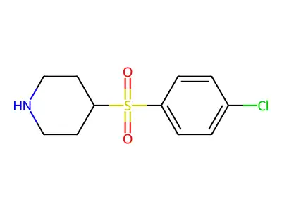 4-[(4-Chlorophenyl)sulfonyl]piperidine structure