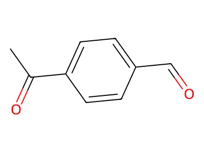 Benzaldehyde, 4-acetyl- structure