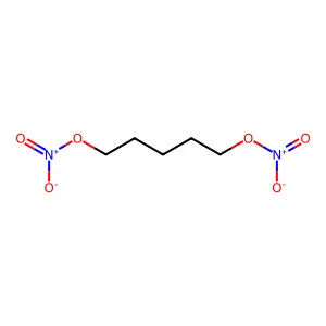 1,5-Pentanediol, dinitrate structure