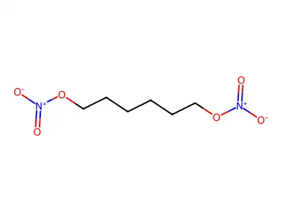 1,6-Hexanediol dinitrate structure